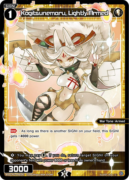WXDi-P02-048 Kogitsunemaru, Lightly Armed