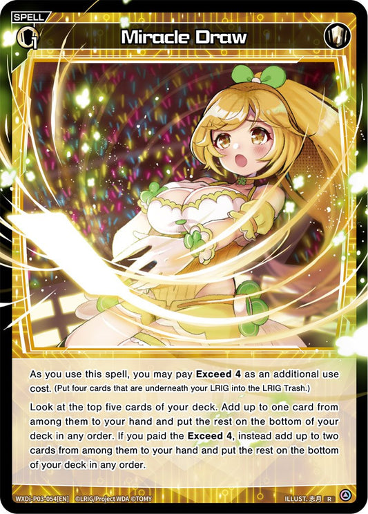 WXDi-P03-054 Miracle Draw