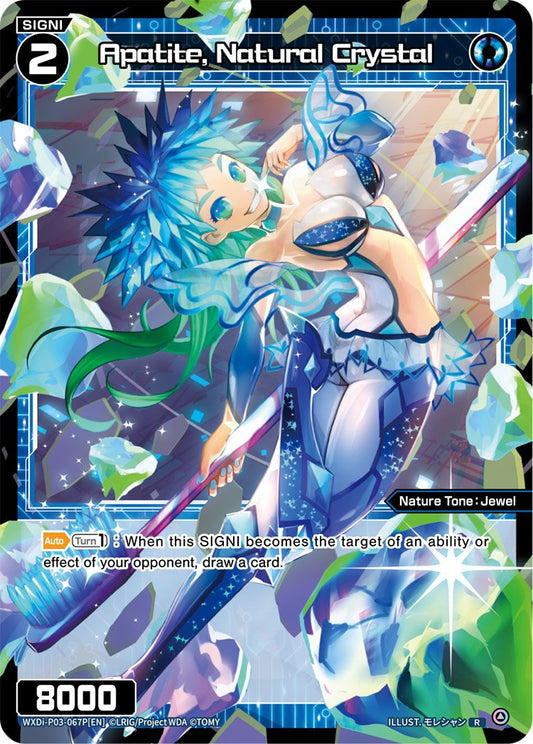 WXDi-P03-067P Apatite, Natural Crystal