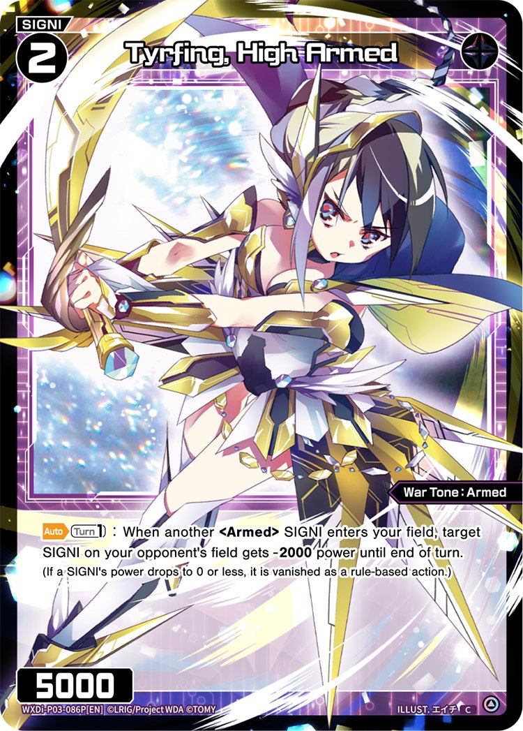 WXDi-P03-086P Tyrfing, High Armed