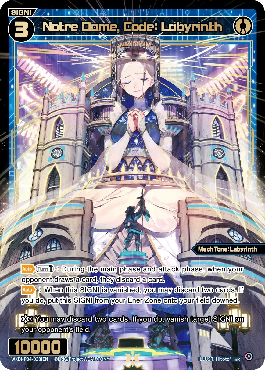 WXDi-P04-038 Notre Dame, Code : Labyrinth