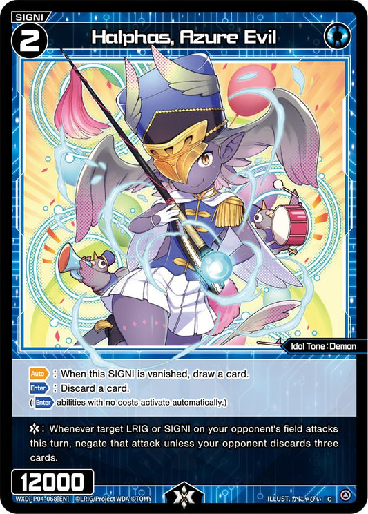 WXDi-P04-068 Halphas, Azure Evil