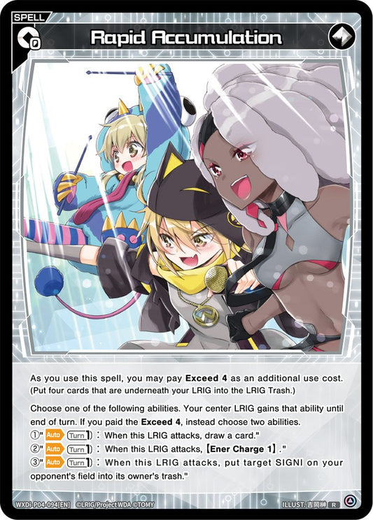 WXDi-P04-094 Rapid Accumulation