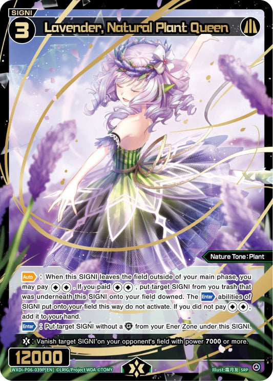 WXDi-P06-039P Lavender, Natural Plant Queen