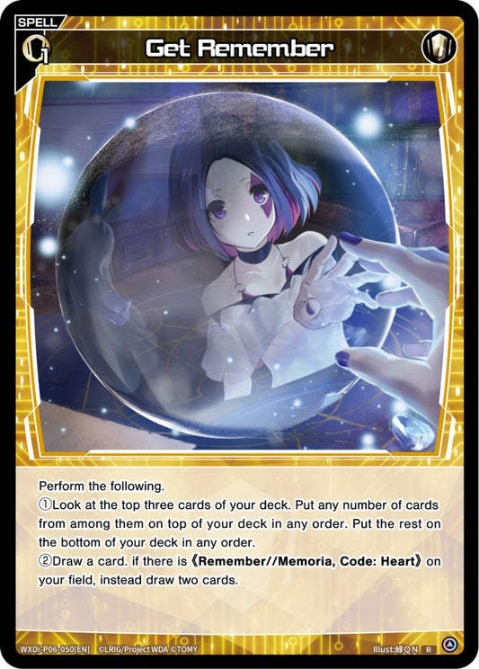 WXDi-P06-050 Get Remember