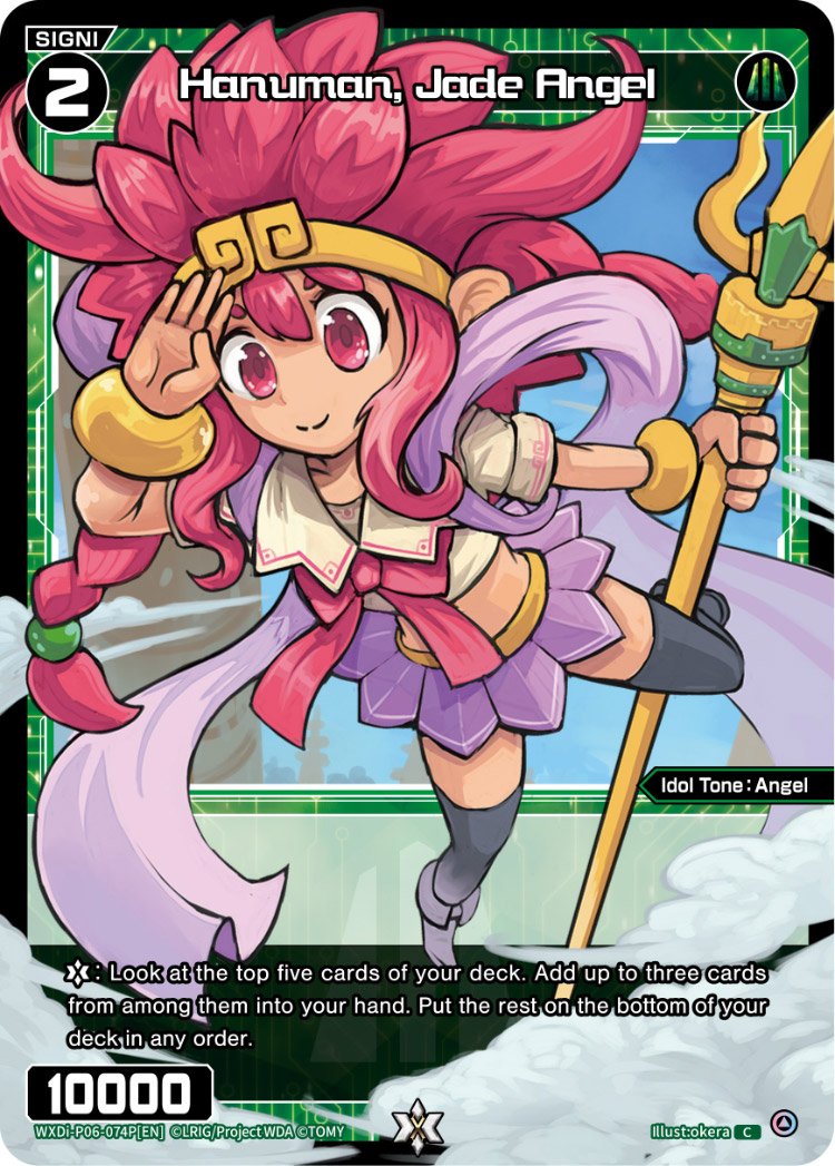 WXDi-P06-074P Hanuman, Jade Angel