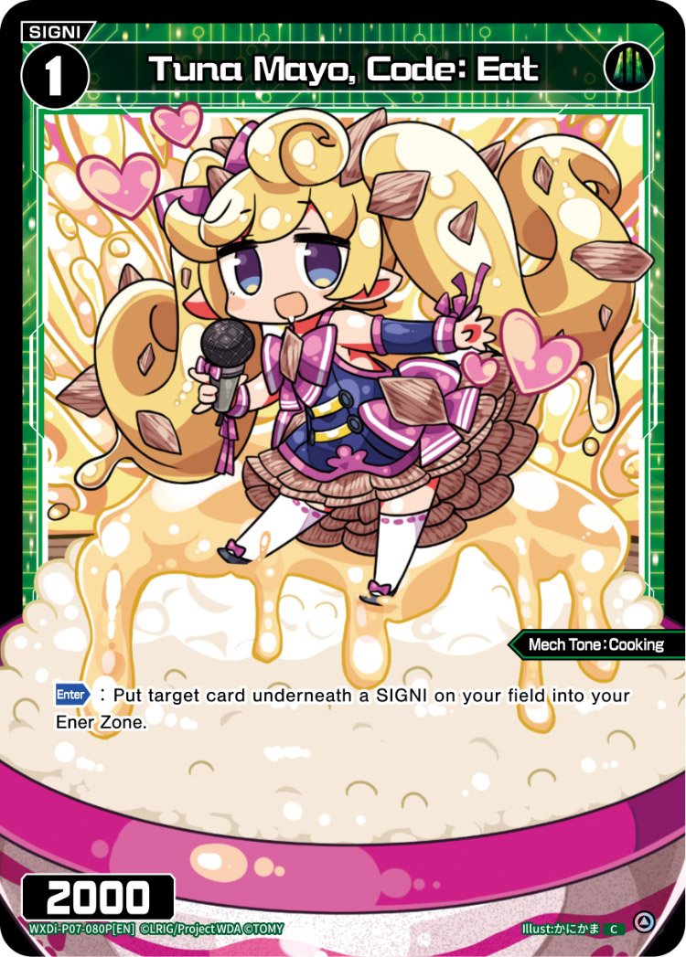 WXDi-P07-80P Tuna Mayo, Code: Eat