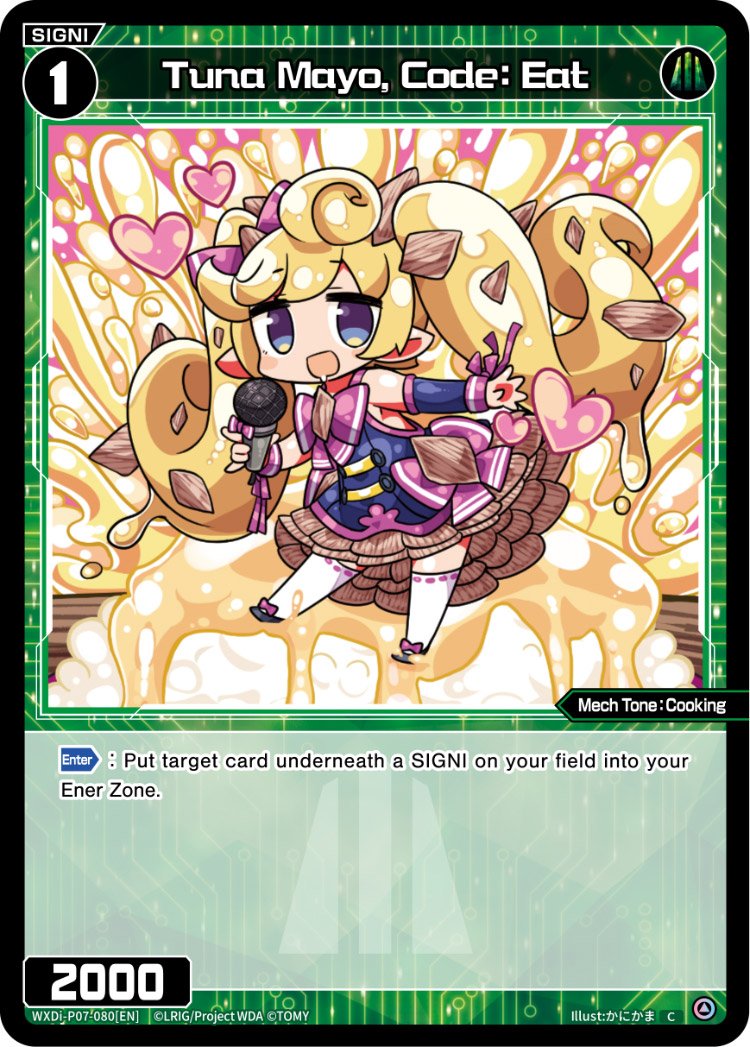 WXDi-P07-80 Tuna Mayo, Code: Eat