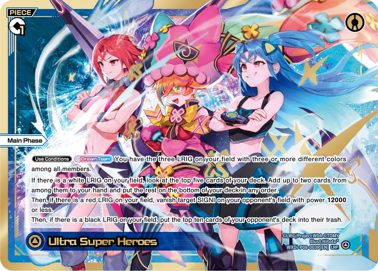 WXDi-P08-003P[EN] Ultra Super Heroes