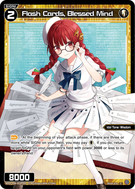 WXDi-P08-052P[EN] Flash Cards, Blessed Mind