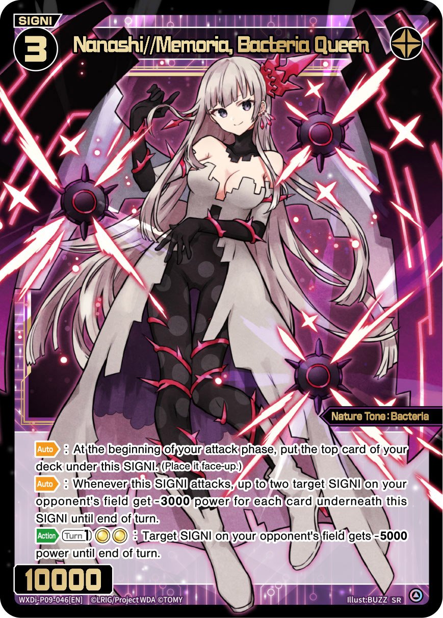 WXDi-P09-046 Nanashi//Memoria, Bacteria Queen