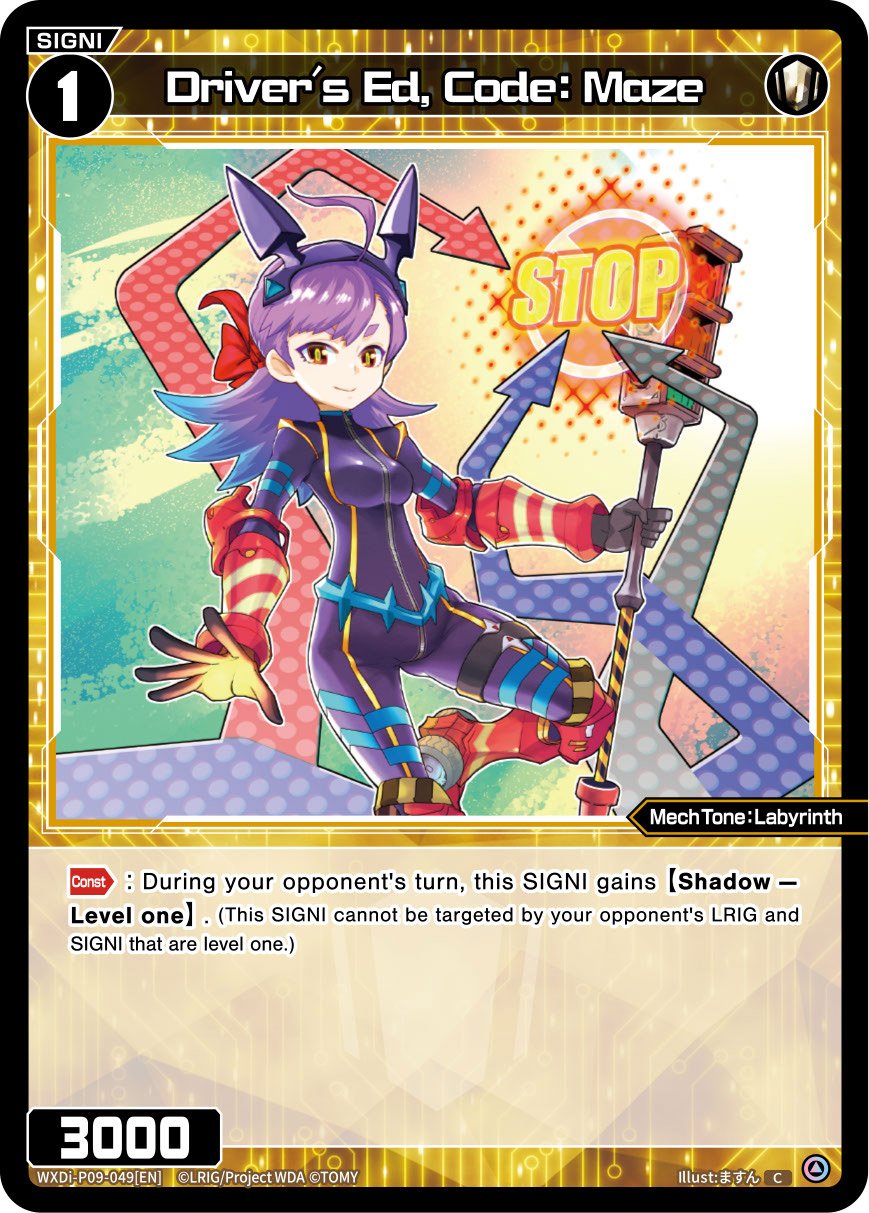 WXDi-P09-049 Driver's Ed, Code: Maze