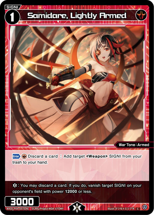 WXDi-P09-057 Samidare, Lightly Armed