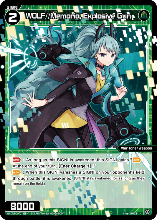 WXDi-P09-073 WOLF//Memoria, Explosive Gun