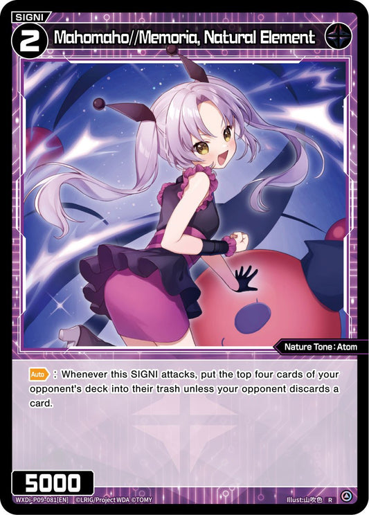 WXDi-P09-081 Mahomaho//Memoria, Natural Element