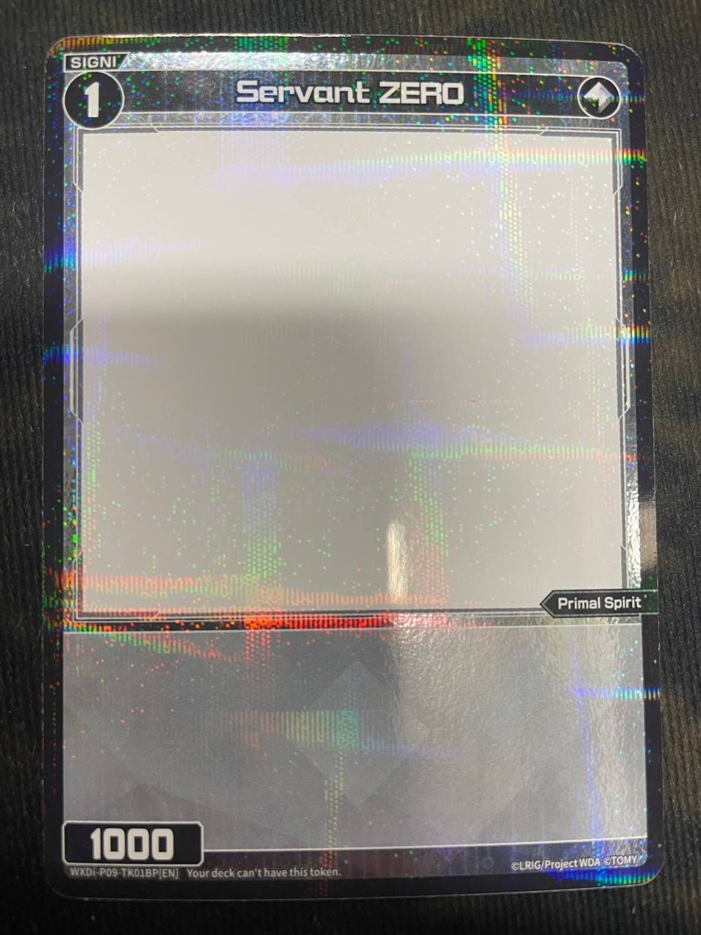 WXDi-P09-TK01BP Servant ZERO