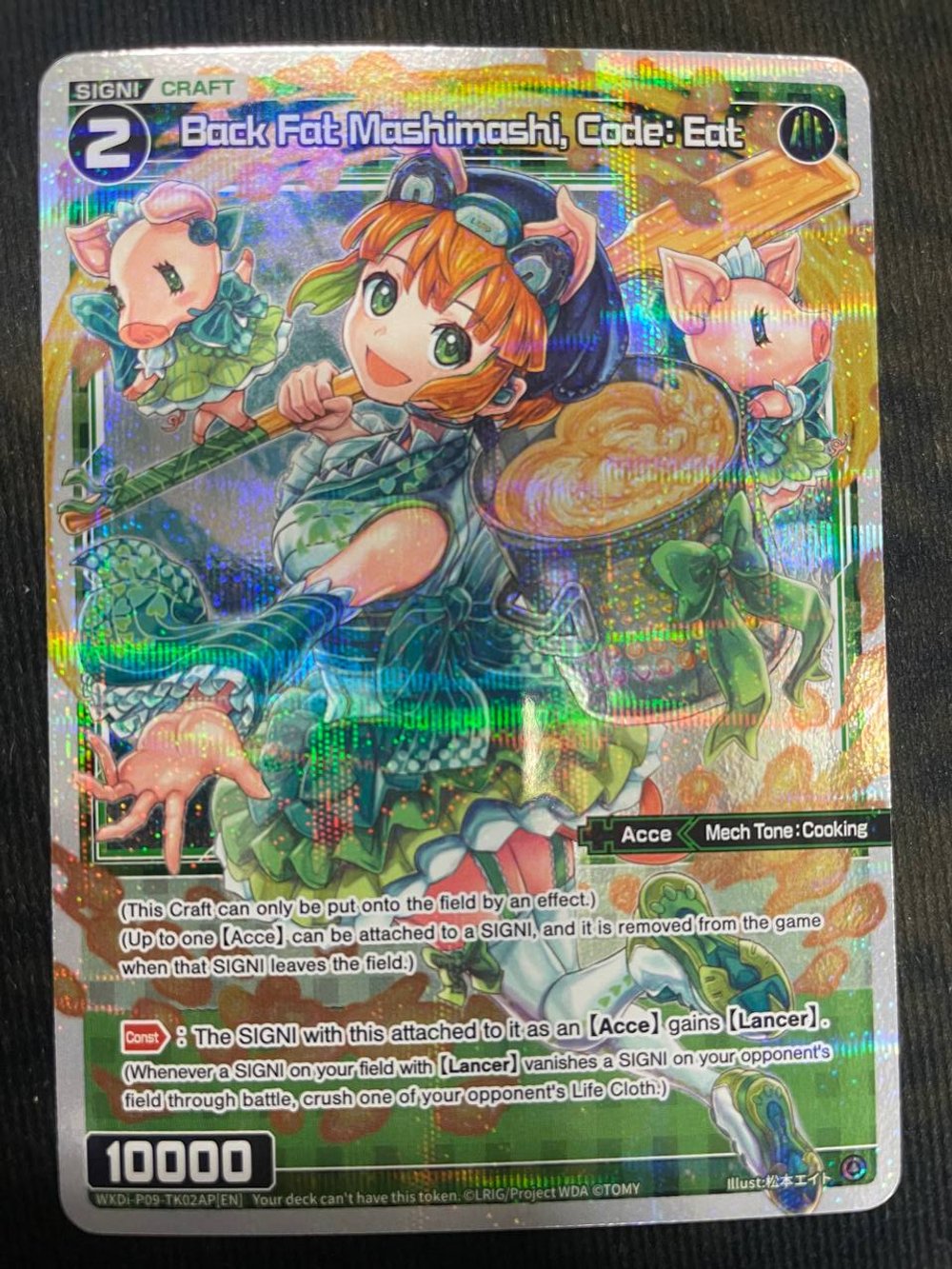 WXDi-P09-TK02AP Back Fat Mashimashi, Code Eatt