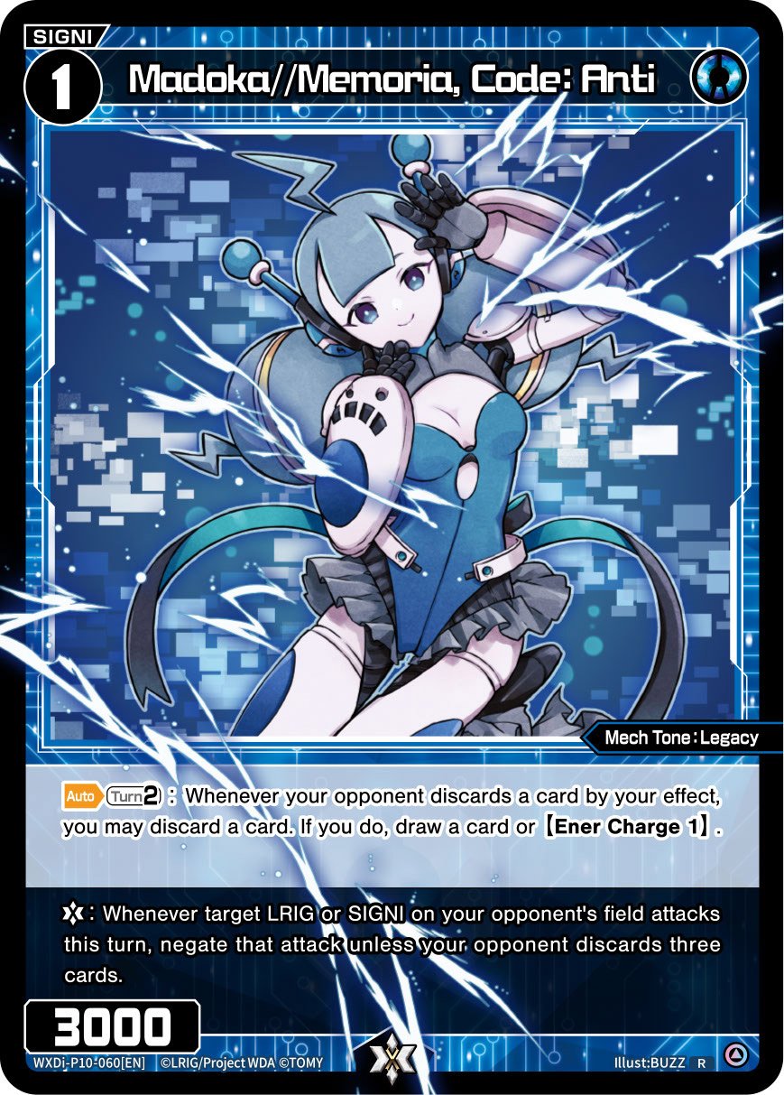 WXDi-P10-060 Madoka//Memoria, Code: Anti