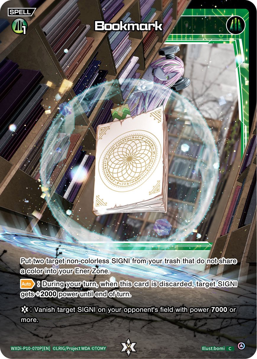 WXDi-P10-070P Bookmark