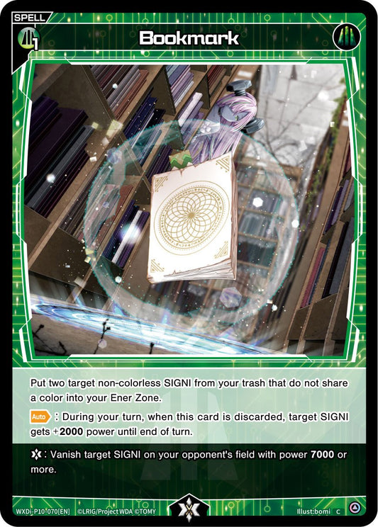 WXDi-P10-070 Bookmark