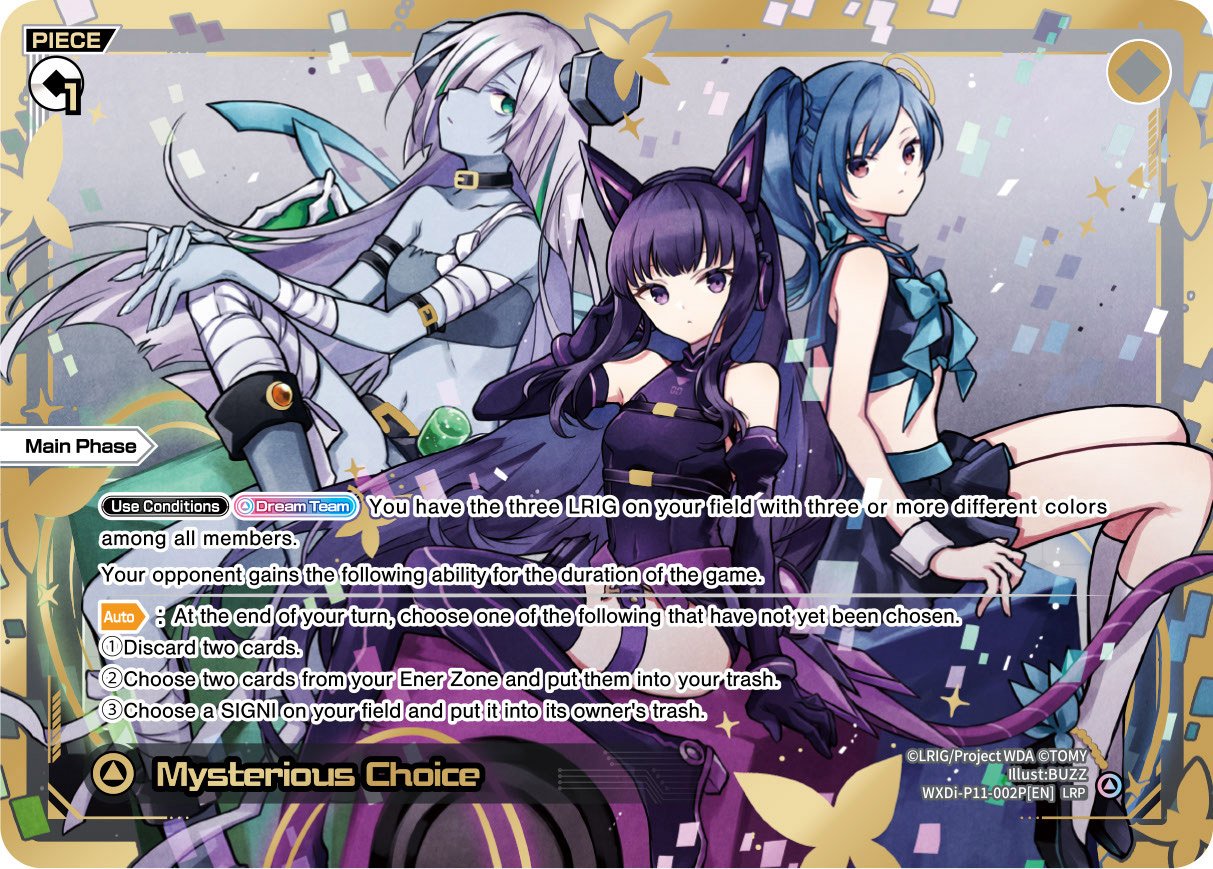 WXDi-P11-002P[EN] Mysterious Choice