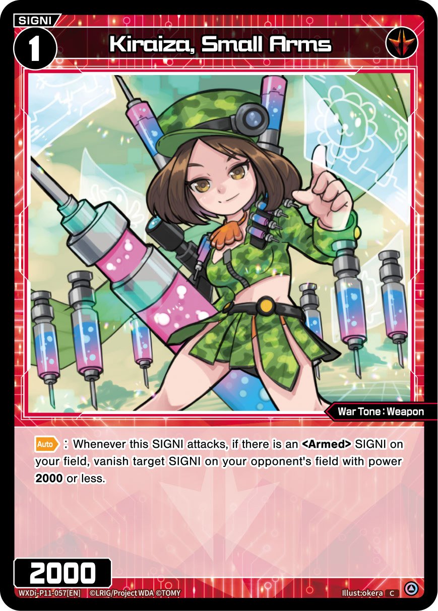 WXDi-P11-057[EN] Kiraiza, Small Arms