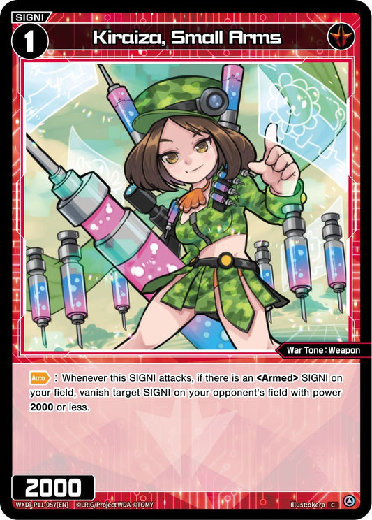 WXDi-P11-057[EN] Kiraiza, Small Arms