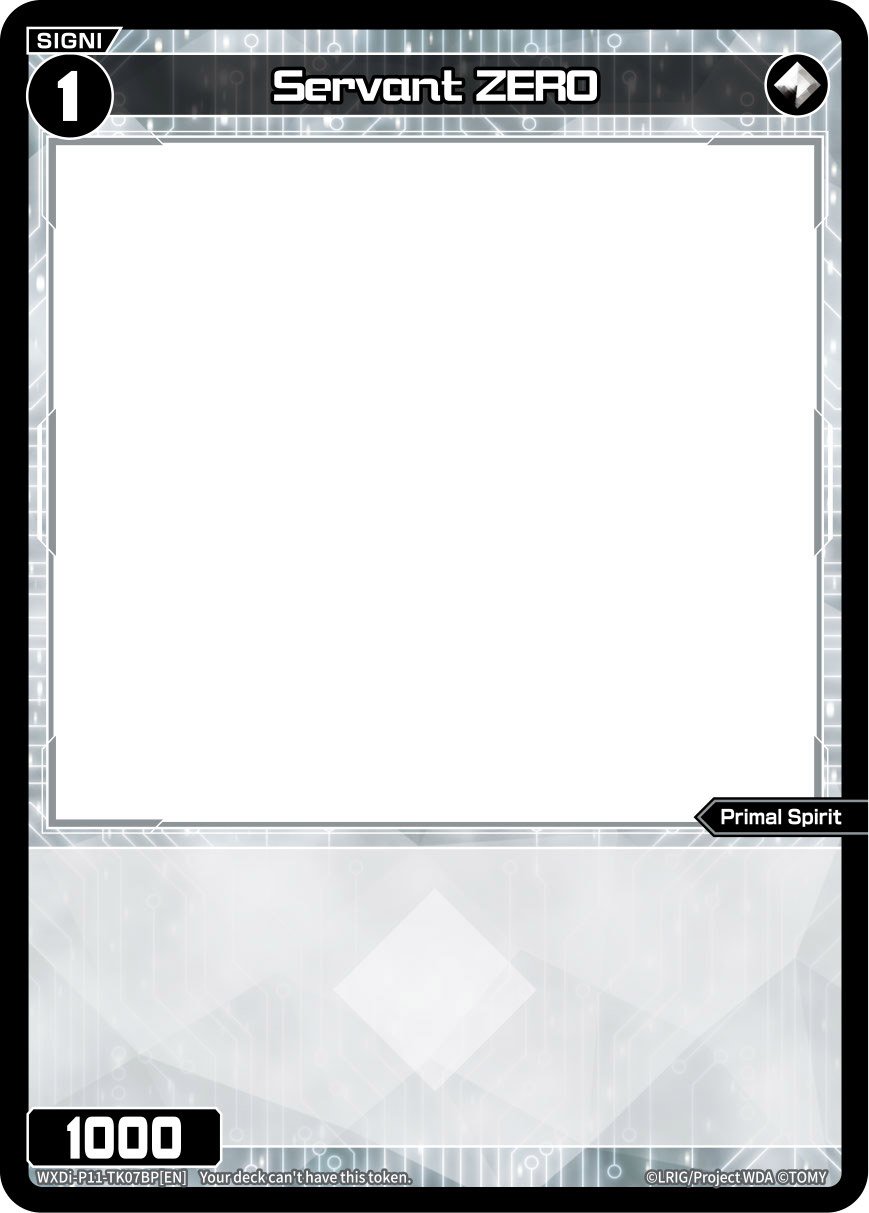 WXDi-P11-TK07BP[EN] Servant ZERO