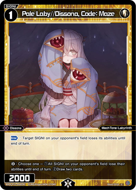 WXDi-P12-058[EN] Pale Laby//Dissona, Code: Maze