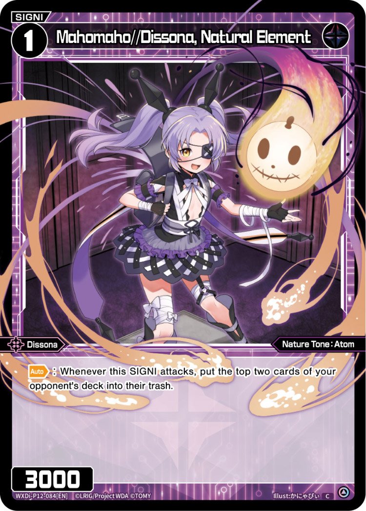 WXDi-P12-084[EN] Mahomaho//Dissona, Natural Element