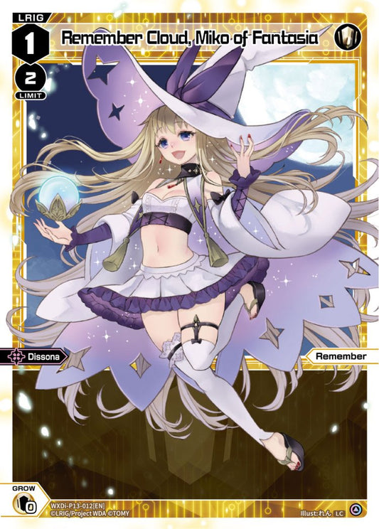 WXDi-P13-012 Remember Cloud, Miko of Fantasia