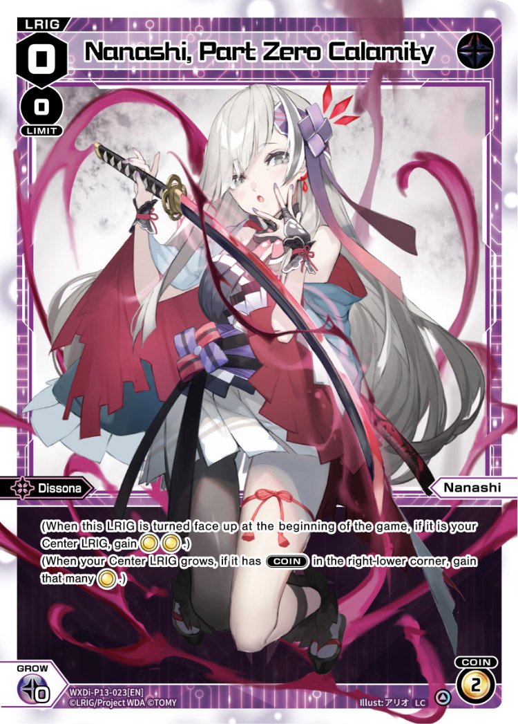 WXDi-P13-023 Nanashi, Part Zero Calamity