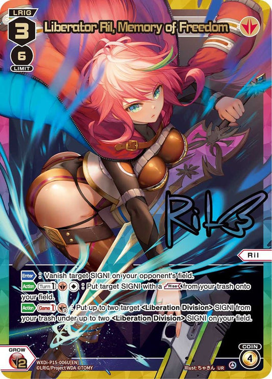 WXDi-P15-006U[EN] Liberator Ril, Memory of Freedom