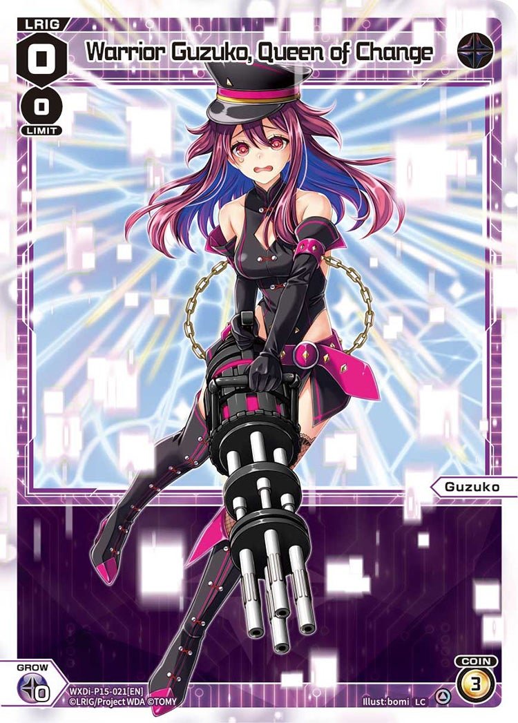 WXDi-P15-021[EN] Warrior Guzuko, Queen of Change