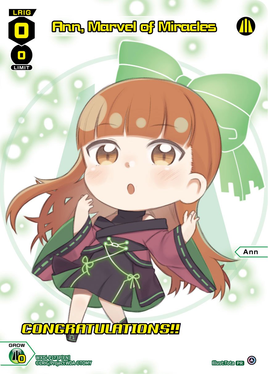 WXDi-P173P Ann, Marvel of Miracles