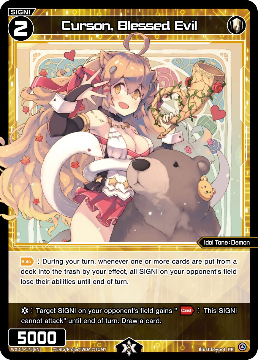 WXDi-P175 Curson, Blessed Evil