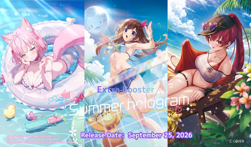 Pre-Order (ENG hOCG) hololive OFFICIAL CARD GAME Extra Booster Vol.01 (Summer hologram) [hOCG-hEB01e] Carton