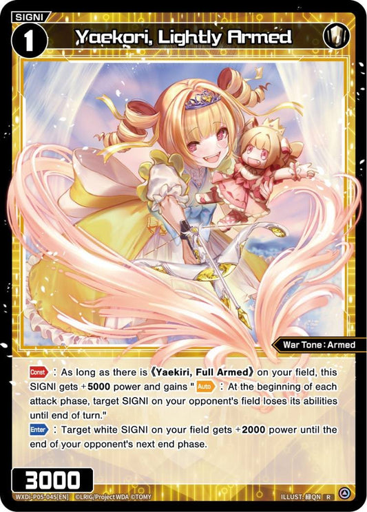 WXDi-P05-045 Yaekori, Lightly Armed