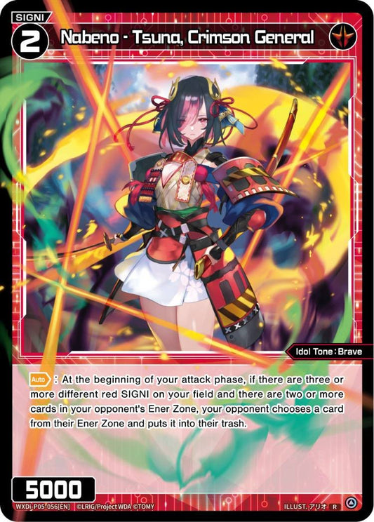 WXDi-P05-056 Nabeno - Tsuna, Crimson General