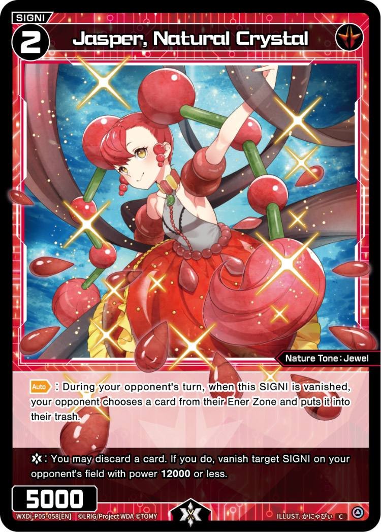 WXDi-P05-058 Jasper, Natural Crystal